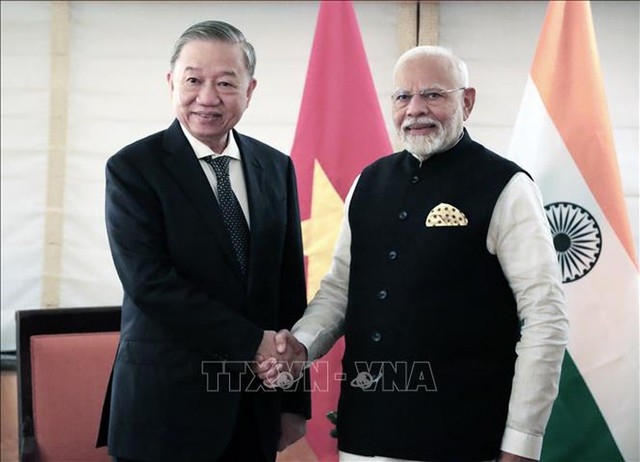 To Lam Meets Indian Prime Minister Narendra Modi in New York